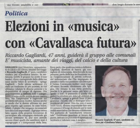 2014 03 15 Il Giornale di Olgiate